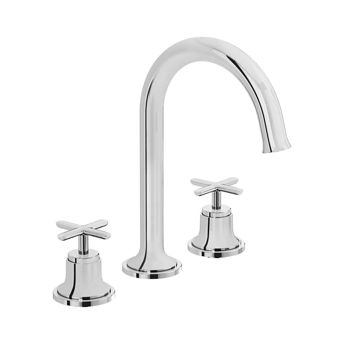 Origin Classic 3 Delikli Lavabo Bataryası Krom A42891