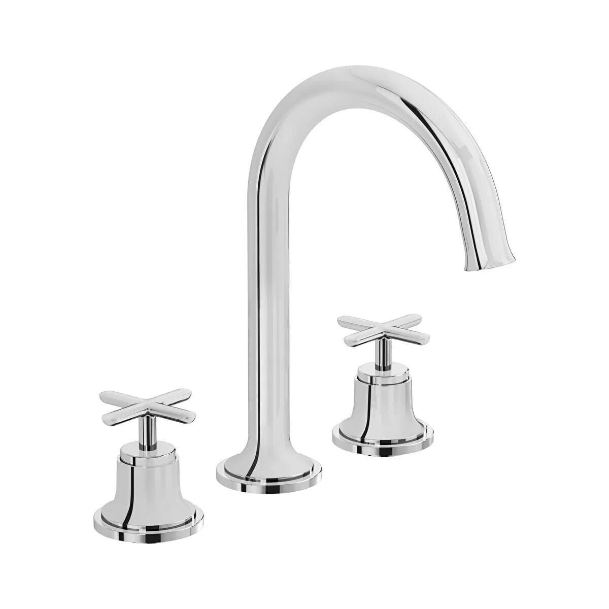 Origin Classic 3 Delikli Lavabo Bataryası Krom A42891