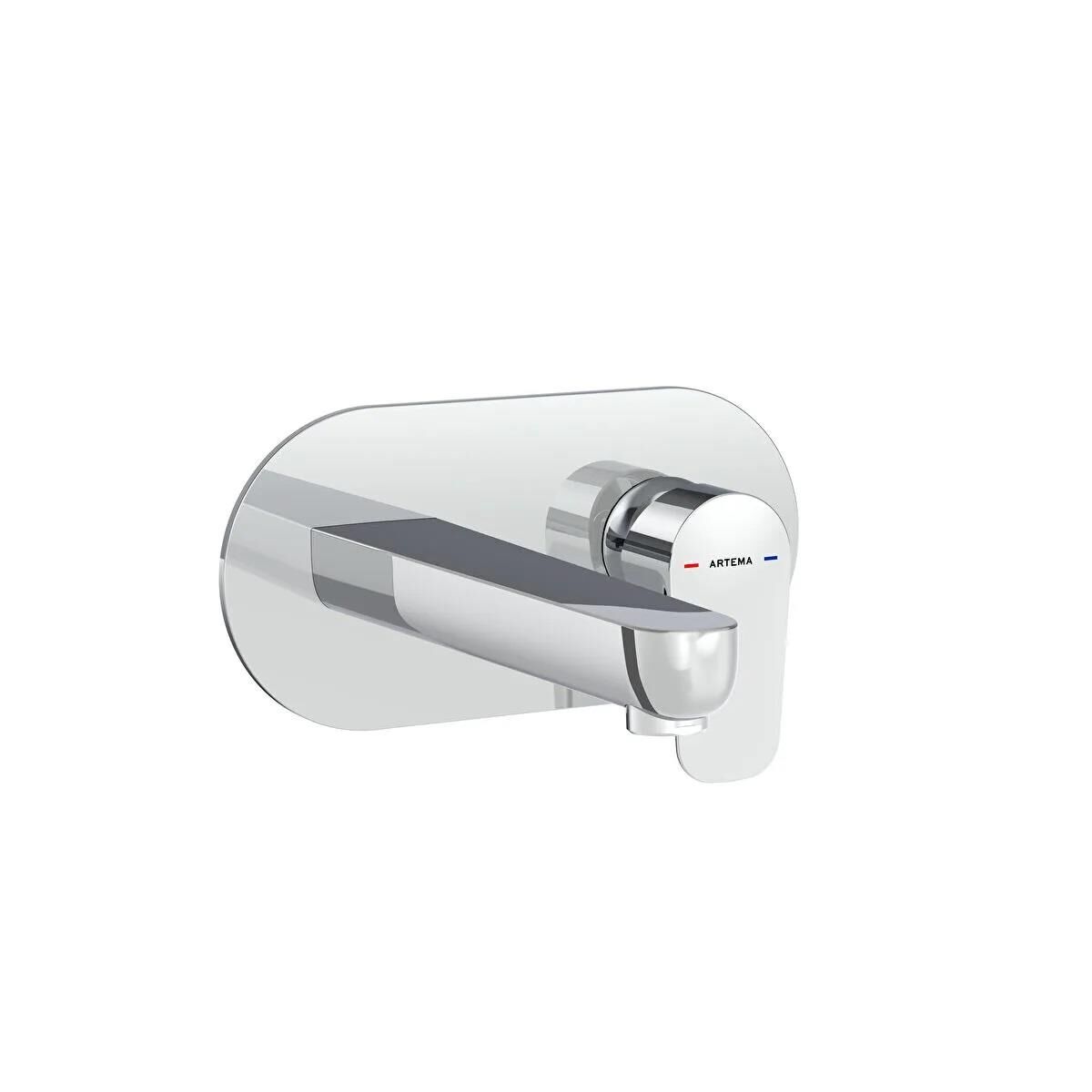 Flow Soft  Ankastre Lavabo Bataryası (Sıva Üstü)  A43175 Krom