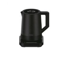 Haier Kettle Su Isıtıcı Siyah HKE5A 011  2200 W su ısıtıcı, 1.7 l kapasite, 7 sıcaklık ayarı, Dokunmatik kontrol, 360° dönebilen taban, Çıkarılabilir filtre, 40°-100° sıcaklık aralığı, 1 fincan göstergesi, hOn Uygulaması ile içeriklere erişi