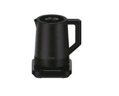 Haier Kettle Su Isıtıcı Siyah HKE5A 011  2200 W su ısıtıcı, 1.7 l kapasite, 7 sıcaklık ayarı, Dokunmatik kontrol, 360° dönebilen taban, Çıkarılabilir filtre, 40°-100° sıcaklık aralığı, 1 fincan göstergesi, hOn Uygulaması ile içeriklere erişi