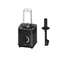 Haier Smoothie Blender Siyah HBL5B2 011 1200 W blender, 2 l ana sürahi kapasitesi, 700 ml kişisel sürahi kapasitesi, 20000 maksimum dönüş (RPM), 5000 minimum dönüş (RPM),  Paslanmaz çelik bıçak, Kaymayı önleyen ayaklar,  Ölçüm kabı/kapak, 4