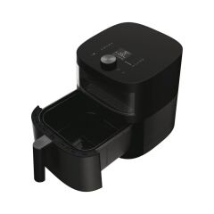 Haier Airfryer Fritöz Siyah HAF5A2 011 2000 W çok amaçlı pişirici, 7 l maksimum kapasite, Cam pencere, Manuel ayarlar, Kaymayı önleyen ayaklar, Non-stick Treatment, Ergonomik sap, 4'e kadar porsiyon, Dahili LED ışık, Çıkarılabilir çekmece,