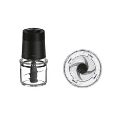 Haier Doğrayıcı Siyah HCH5B1 011 550 W doğrayıcı,  500 ml kase kapasitesi, 7300 maksimum dönüş (RPM), 3800 minimum dönüş (RPM),  Paslanmaz çelik bıçak, 4 bıçak tipi, 4 n. bıçaklar, Cam kase malzemesi, Bulaşık makinesinde yıkanabilir,