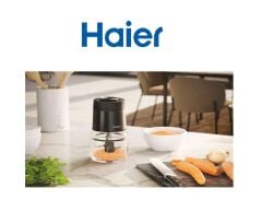 Haier Doğrayıcı Siyah HCH5B1 011 550 W doğrayıcı,  500 ml kase kapasitesi, 7300 maksimum dönüş (RPM), 3800 minimum dönüş (RPM),  Paslanmaz çelik bıçak, 4 bıçak tipi, 4 n. bıçaklar, Cam kase malzemesi, Bulaşık makinesinde yıkanabilir,