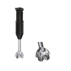 Haier El Blender Siyah HHB5B2 011  1000 W el blenderı, Paslanmaz çelik bıçak, 3'lü bıçak sistemi, Turbo fonksiyonu, hOn Uygulaması ile içeriklere erişim, Emniyet kilitleme sistemi, Aksesuarlar: Ölçüm kabı, 90 ml karıştırma kabı kapasit