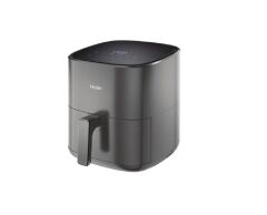 Haier Airfryer Fritöz Siyah HAF5P 011 1500 W çok amaçlı pişirici, 5 l maksimum kapasite, Manuel ayarlar, Kaymayı önleyen ayaklar, Yapışmaz çekmece malzemesi, hOn Uygulaması ile içeriklere erişim, Ergonomik sap, Kauçuk kaplı sap malzemesi,