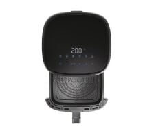 Haier Airfryer Fritöz Siyah HAF5P 011 1500 W çok amaçlı pişirici, 5 l maksimum kapasite, Manuel ayarlar, Kaymayı önleyen ayaklar, Yapışmaz çekmece malzemesi, hOn Uygulaması ile içeriklere erişim, Ergonomik sap, Kauçuk kaplı sap malzemesi,