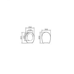 Universal 1 Basic Klozet Kapağı Dp Beyaz 115-003-003