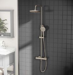 Aquaheat Bliss 240 2F Duş Kolonu Fırçalı Nikel A4720534