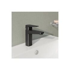 Root Square Lavabo Bataryası L  Mat Siyah A4273136 Large