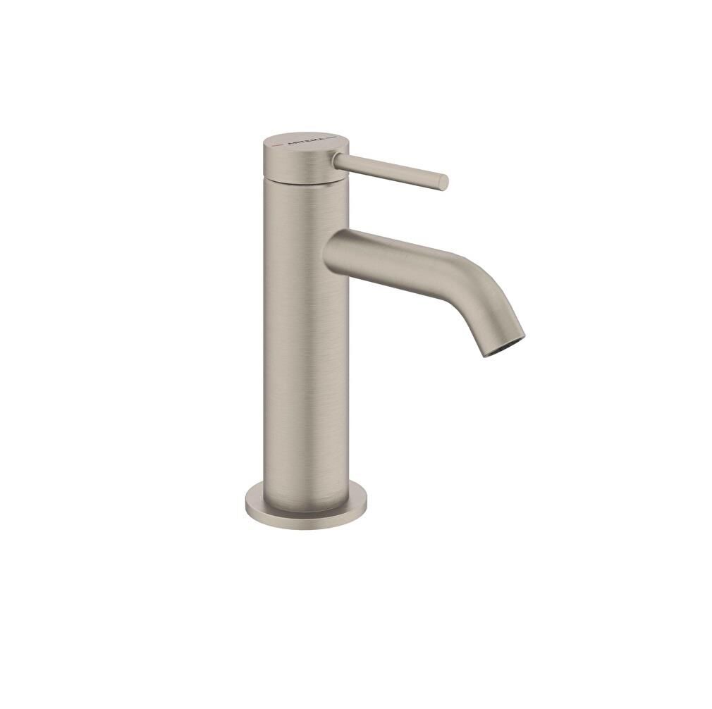 Minimax Round  Lavabo Bataryası Fırçalı Nikel A4353034