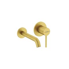Minimax Round Ankastre Lavabo BataryaFırçalı Altın A4353725