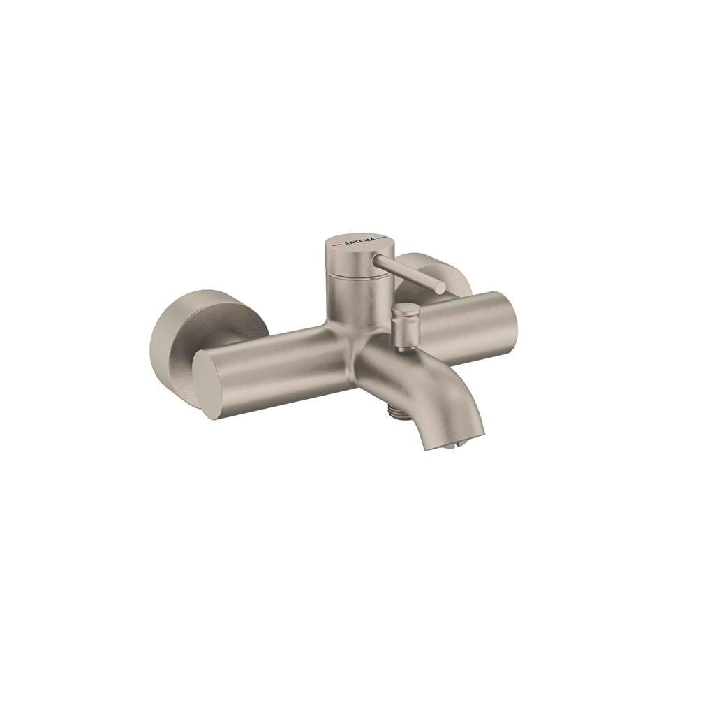 Minimax Round Banyo Bataryası Fırçalı Nikel A4354834