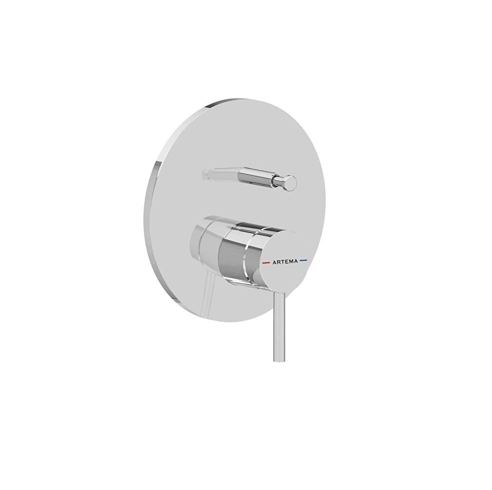 Minimax Round  Ankastre Mek Banyo Bat.Minibox,Krom A43620  Ankastre Banyo  Bataryası