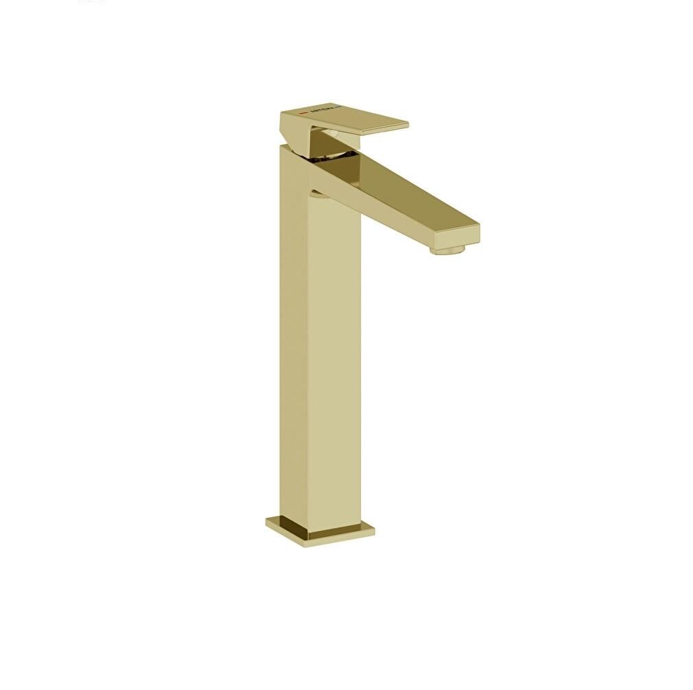 Minimax Square Lavabo Bataryası Çanak Soft Altın A4372474
