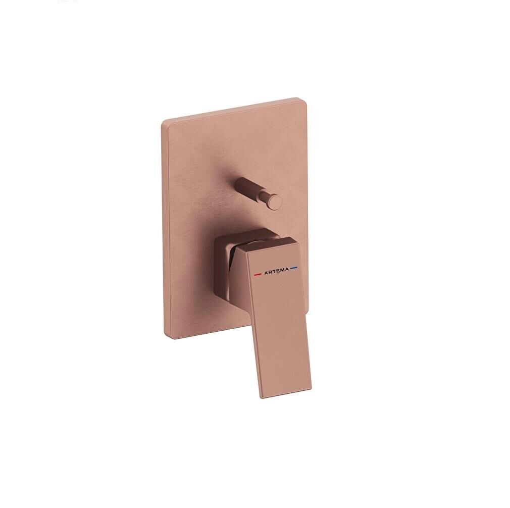 Minimax Square Ank.Banyo Bat. Mnbx,Mek,F.Bakır A4373224  Ankastre Banyo  Bataryası Minibox Fırçalı Bakır