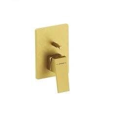 Minimax Square Ank.Banyo Bat. Mnbx,Mek,F.Altın A4373225  Ankastre Banyo  Bataryası Minibox Fırçalı Altın