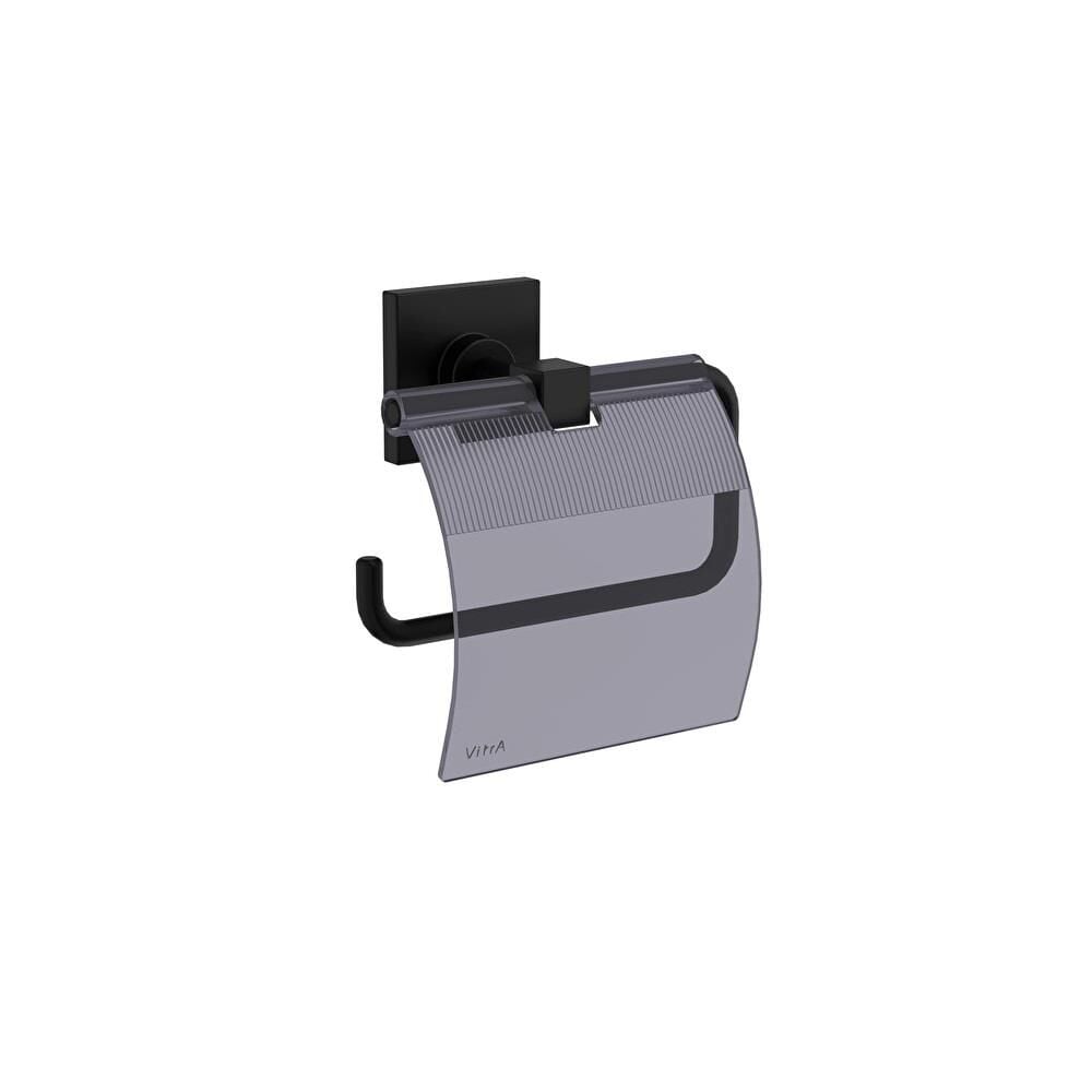 Root Tuvalet  Kağıtlığı, Kapaklı, Mat Siyah A4480436