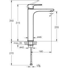 Root Round Lavabo Bataryası XL  A42707
