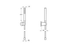 Sticx1f El Duş Takımı A45710