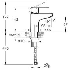 Win S Lavabo Bataryası  A41177