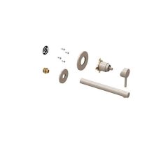 Origin Ankastre Lavabo Bat.(İki Rozetli SÜ)F.Nikel A4258134 Lavabo Bataryası Sıva Üstü  Fırçalı Nikel