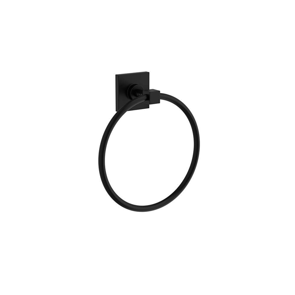 Root Round Yuvarlak Havluluk, Mat Siyah A4480236