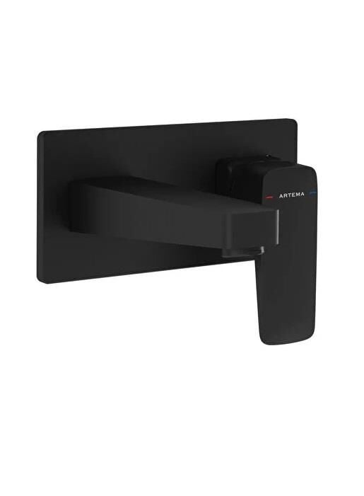Root Square Ankastre Lavabo Bat. (Sıva Üstü) Siyah A4273836