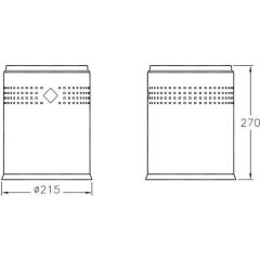 Arkitekta Çöp Kovası (5 Lt)  A44066
