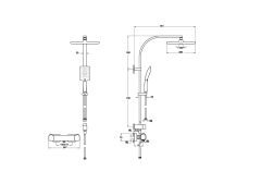 Aquaheat Ss3 Duş Sistemİ- Shine S  A49257