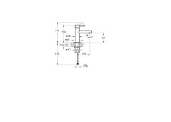 Origin Lavabo Bataryası (Kısa) Krom A42555