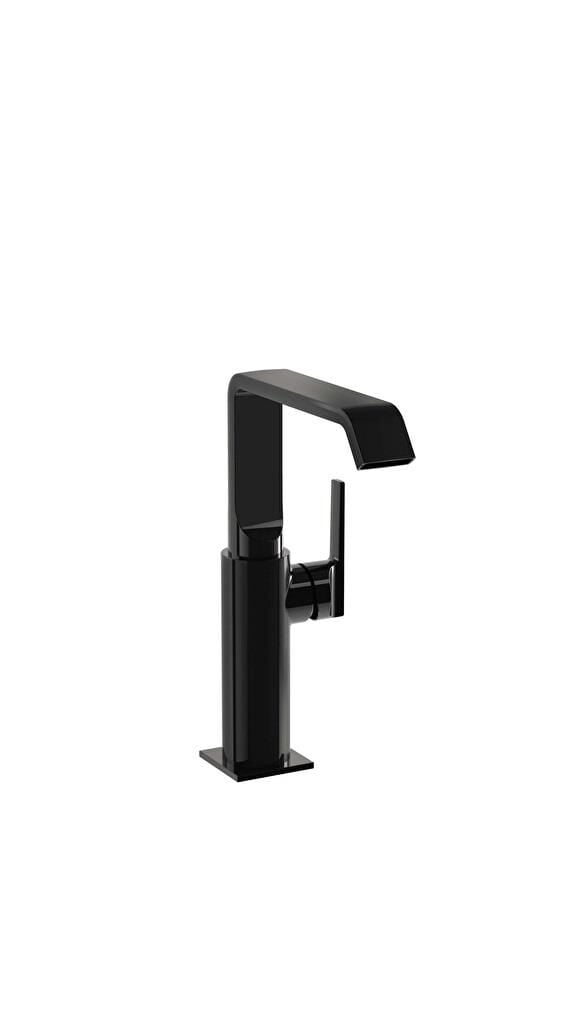 Yeni Suit Lavabo Bat. (Yandan Yüksek) Parlak Siyah A4276539 Lavabo Bataryası