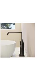 Yeni Suit Lavabo Bat. (Yandan Yüksek) Parlak Siyah A4276539 Lavabo Bataryası