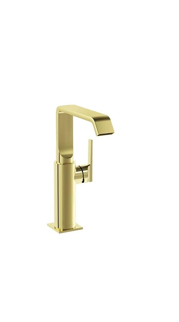 Yeni Suit Lavabo Bat. (Yandan Yüksek) Soft Altın A4276574 Lavabo Bataryası