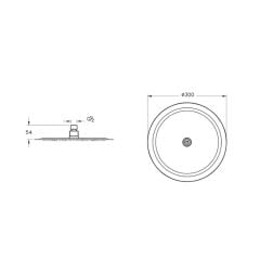 Lite Lc Duş Başlığı Altın (300mm) Lite Lc Duş Başlığı Altın (300mm) A4567423EXP