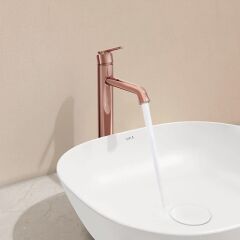 Origin Classic Çanak Lavabo Bat.Üst.Kum.Soft Bakır A4288229 Üstten Kumandalı Batarya
