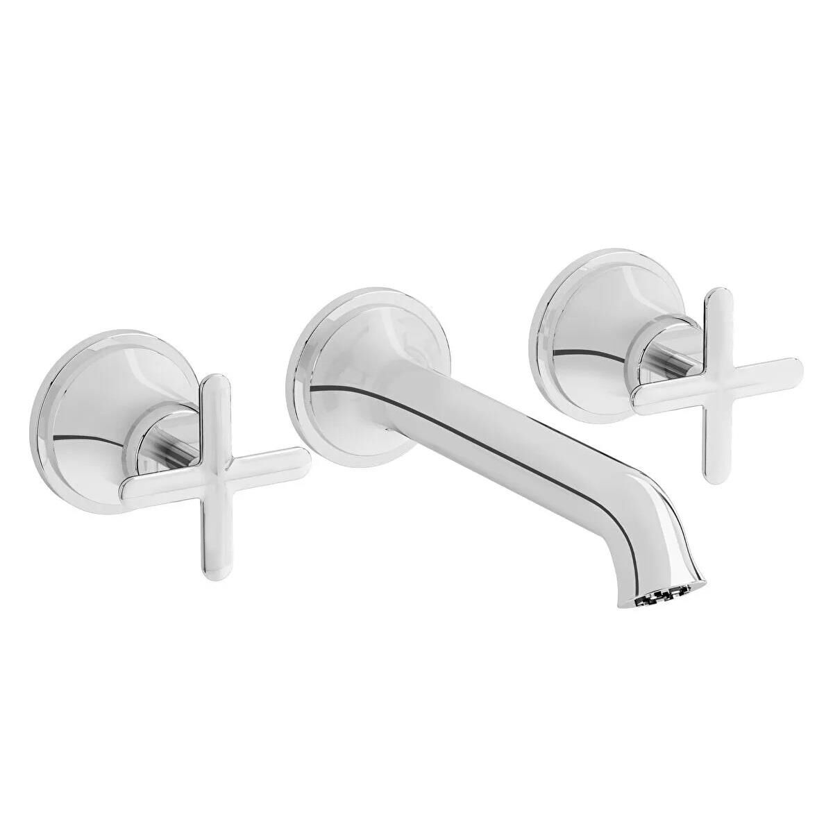 Origin Classic Ank.Lav.Bat.S.Üstü 3D Krom A42890 Ankastre Lavabo Bataryası Sıva Üstü