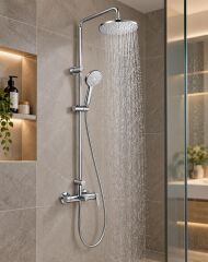 System Rain LH21 Duş Set(A45598+A43758EXP)-Univers System Rain LH21 Duş Set(A45598+A43758EXP)-Universal
