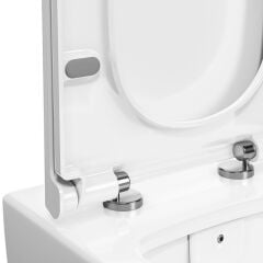 Metropole Slim Etkili Soft Klozet Kap.Byz-kly çık. 132-003R009 Beyaz Yavaş Kapanır Kolay Çıkar