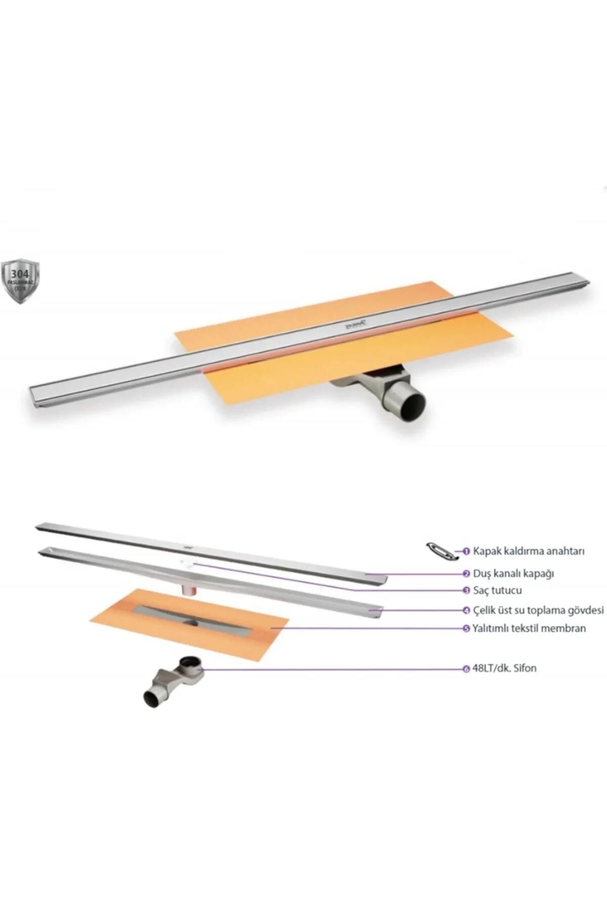 Hüppe Virtuoso Duş Kanalı 60 Cm Mat Seramik Uyumlu 47H0032000000006