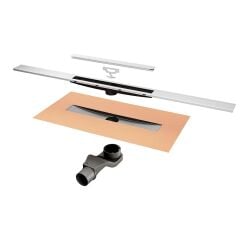 Hüppe River Duş Kanalı 60cm Mat Yandan Çıkışlı 47H0036000000001