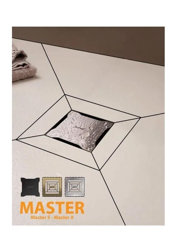 Hüppe MasterX Yalıtımlı 10x10 Parlak Bakır-Yandan 47H002600000PB03