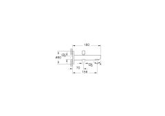 Root Round Çıkış Ucu, Elduşu Çıkışlı,(A42719) A43126