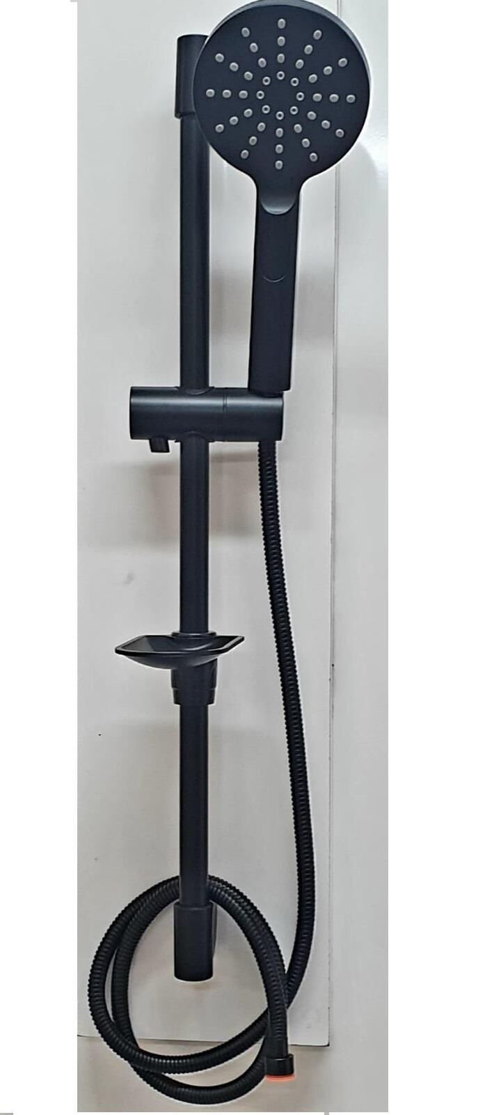 Duxxa Caprice 300 Black Sürgülü Duş Seti N.D.231.3.S