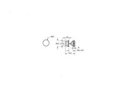 Lavabo Yuvarlak Süzgeci (Basmalı) Krom  A45149