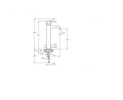 Minimax S Yüksek Lavabo Bataryası A41990