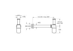Lavabo / Eviye Alt Sifon   A45122